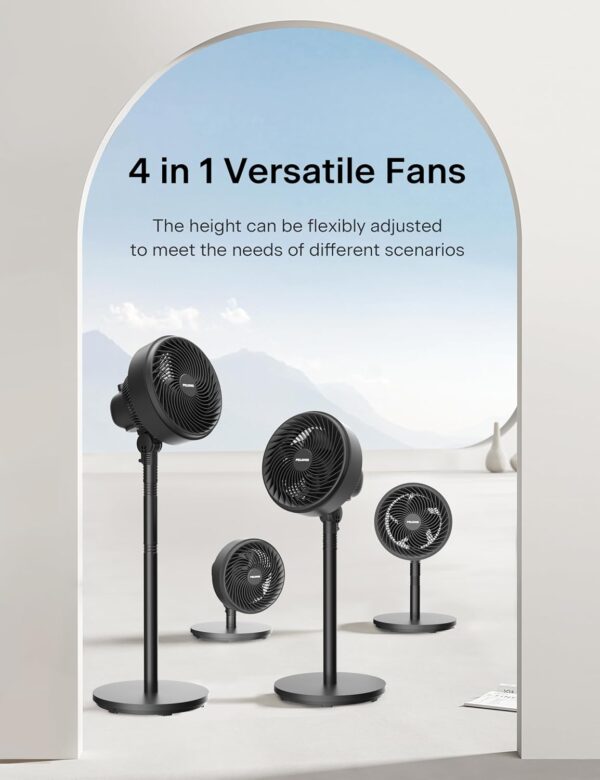 10% off on Pelonis 2‑in‑1 Table/Pedestal 7‑Inch Air Circulator Fan - Image 2