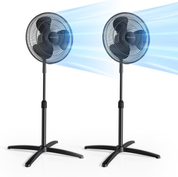 15% off on PELONIS 16" Pedestal Fan, 3-Speed, 2-Pack